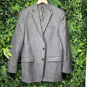 Ralph‎ Lauren Blazer Mens 40R Sport Coat Jacket Gray 100% Wool  Suit Separate